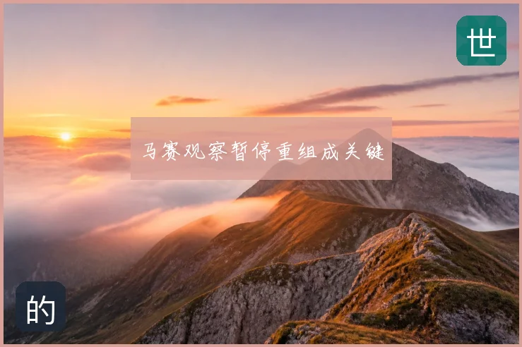 马赛观察暂停重组成关键